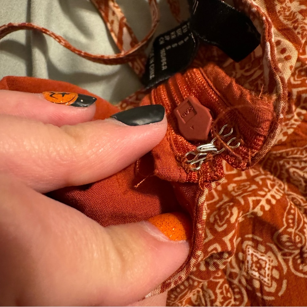 Forever 21 Rust Patterned Mini Dress - Picture 5 of 6